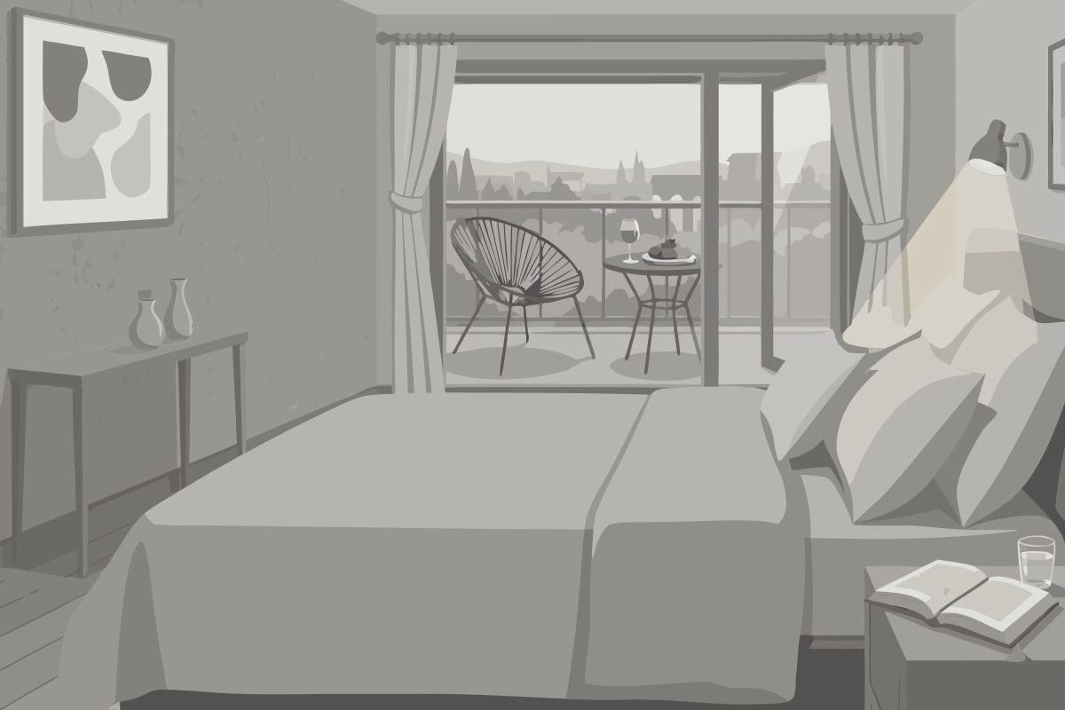 Classic Zimmer mit Kingsize-Bett